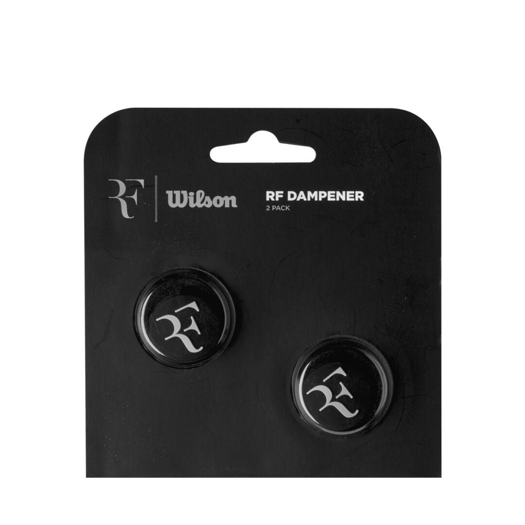 [RA008] Wilson Accessories | Racket Accessories | RF Dampners 2 Pack Black RA008