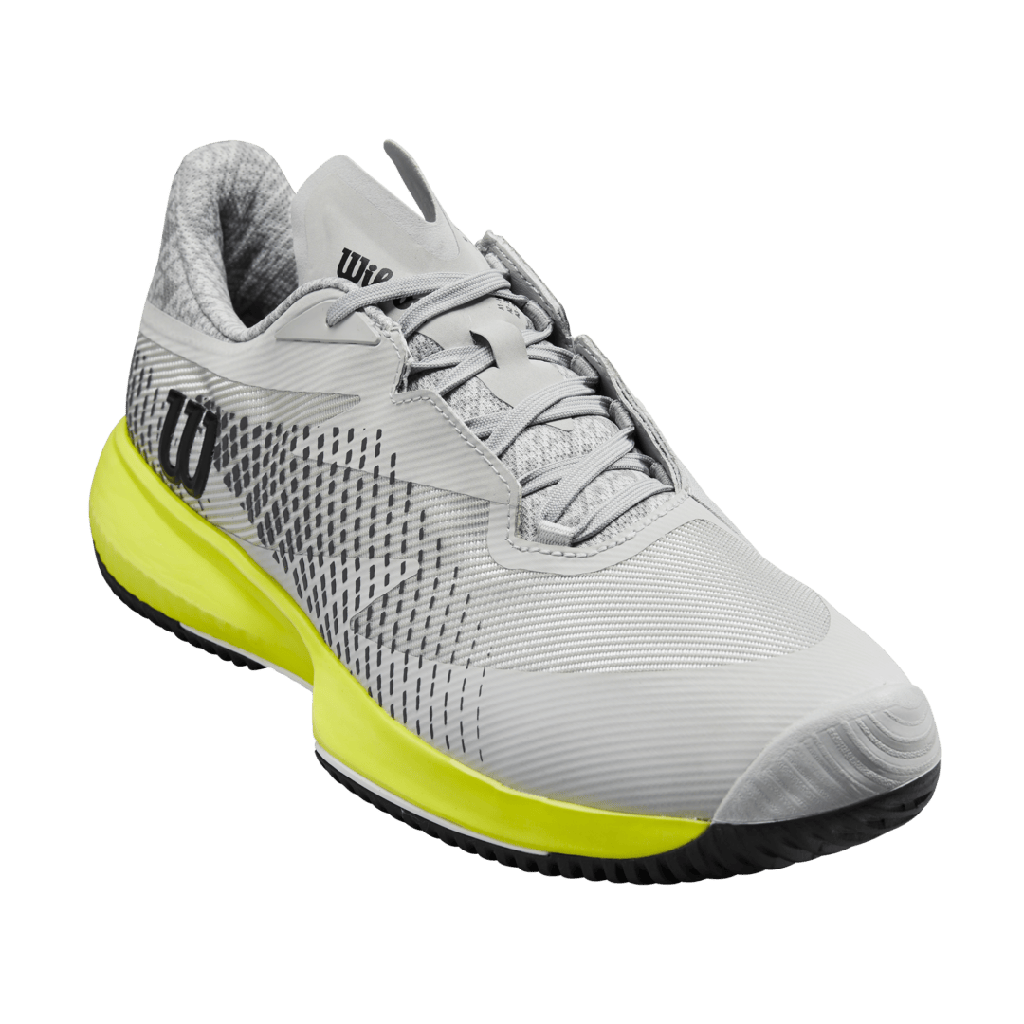 [WRS332800E070] Wilson Mens Footwear | Kaos Swift 1.5 Pearl Blue / Black / Safety Yellow (UK7)