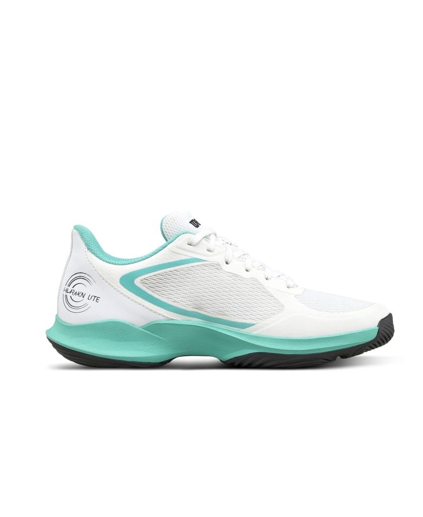 [WRS334970E050] Wilson Padel Footwear | Ladies Hurakn Lite White / Turquoise / Black (UK5)