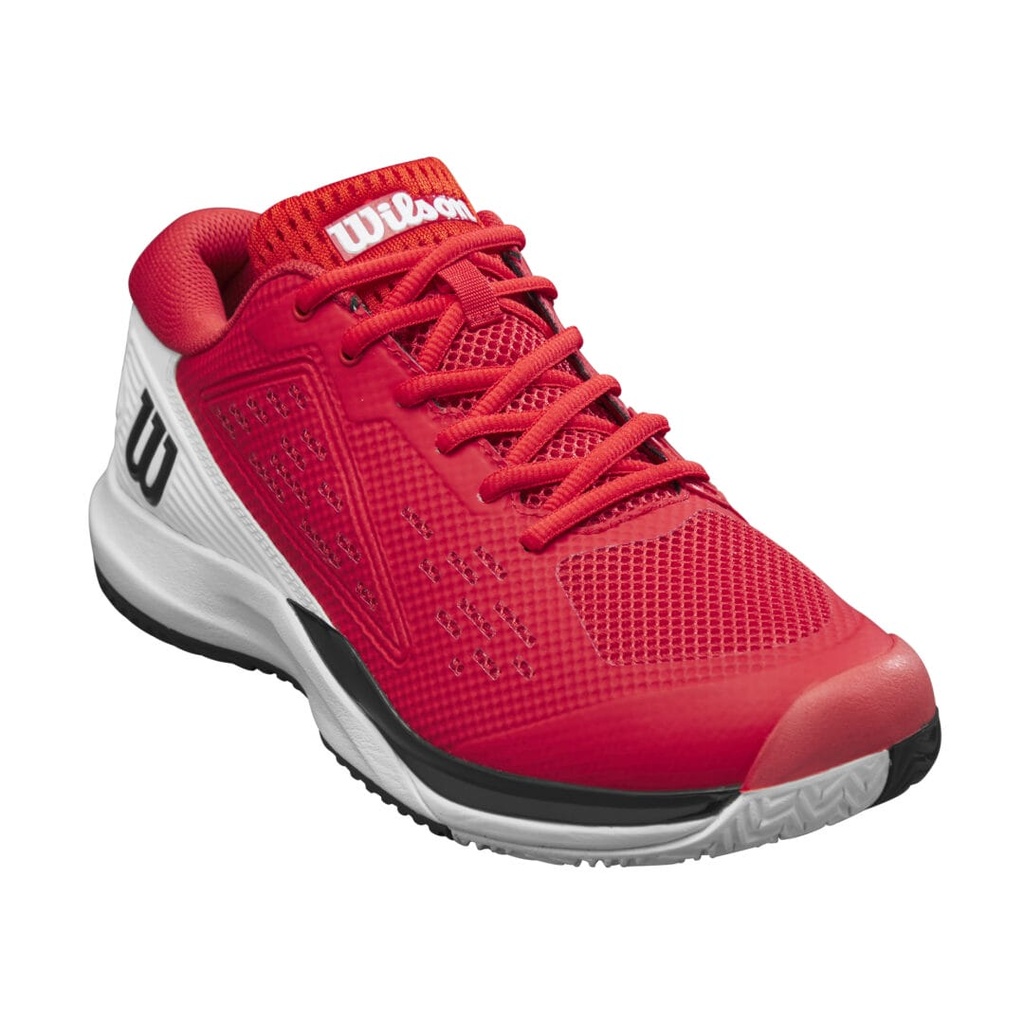 [WRS335370E070] Wilson Mens Footwear | Rush Pro Ace Red / White / Black (UK7)