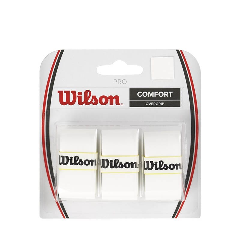 Wilson Grips | Regular Grips | Pro Overgrips 3 Pack White RG002