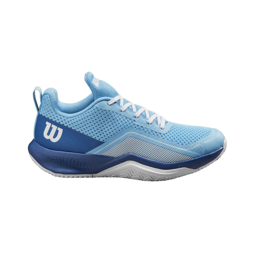 [WRS332960E040] Wilson Padel Footwear | Ladies Rush Pro Lite Bonnie Blue / Deja Vu Blue / White (UK4)