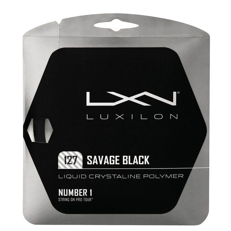 [SL019] Wilson Strings | Luxilon Strings | Luxilon Savage Black 127 Set SL019