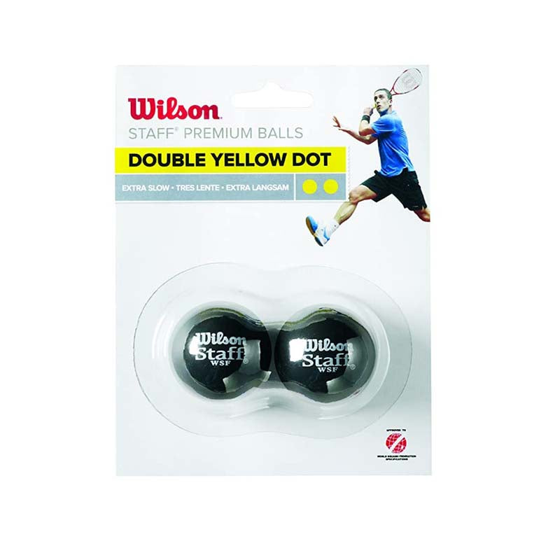 [SB003] Wilson Squash Balls | Wilson 2pk Blister Squash Balls SB003