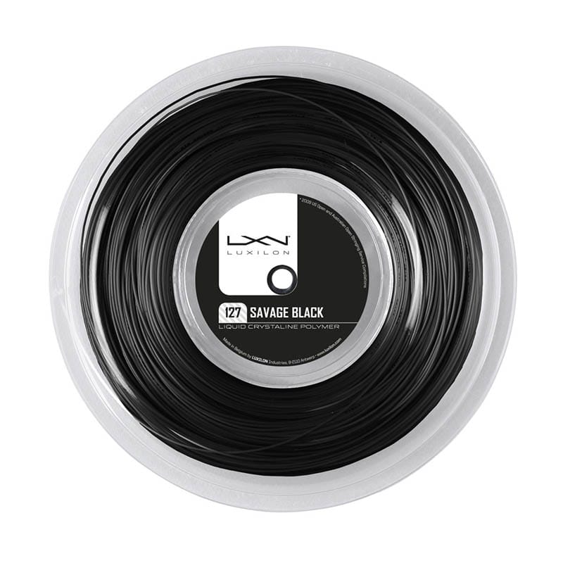 [SL018] Wilson Strings | Luxilon Strings | Luxilon Savage Black 127 Coil SL018