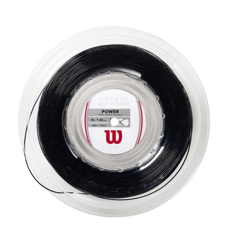 Wilson Strings | Wilson Synthetic Gut Power 16 Black Coil SC002
