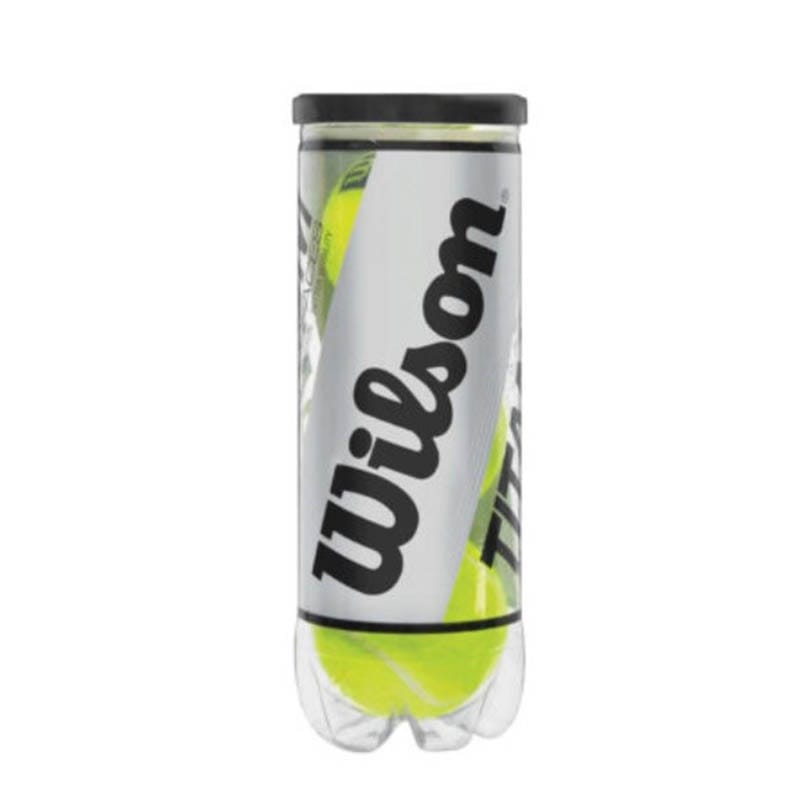 [TB014] Wilson Tennis Balls | Standard Tennis Balls | Titanium 3 Ball Can TB014