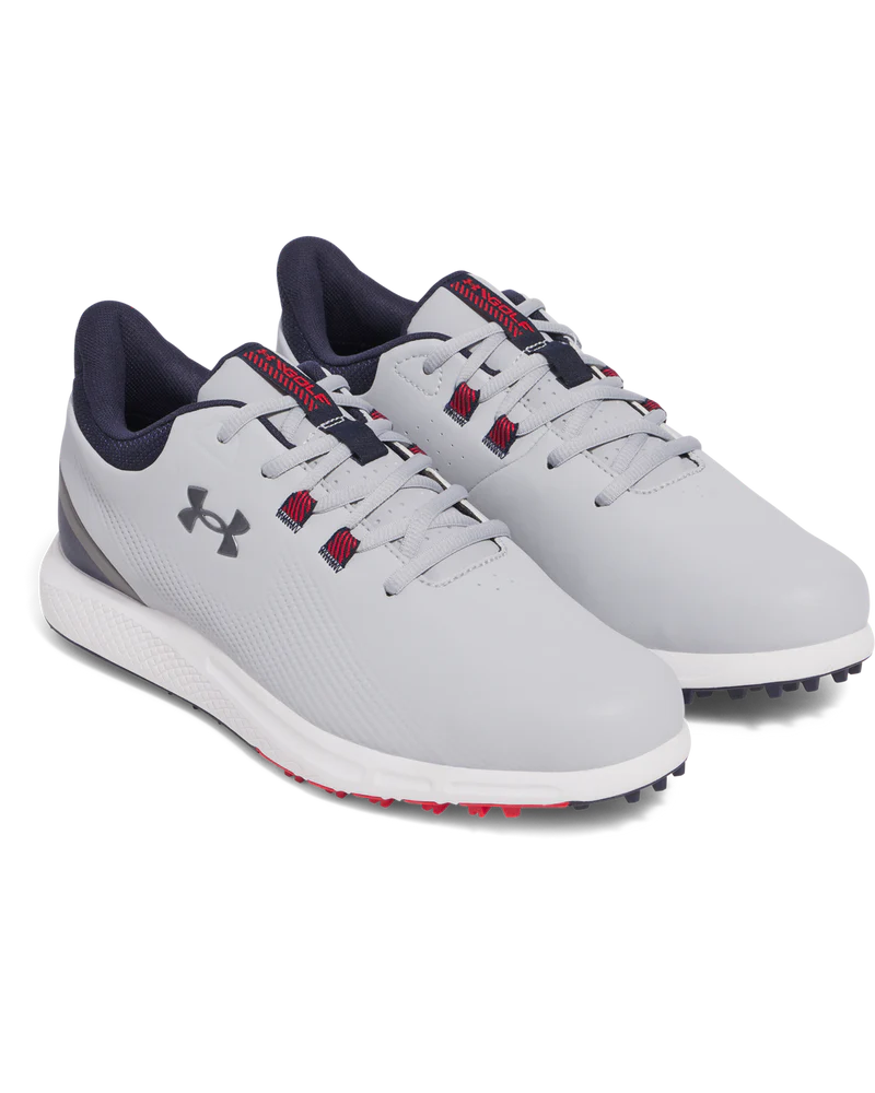 Under Armour Mens Golf Shoes | Drive Medal | Midnight Navy-Metallic Gun Metal