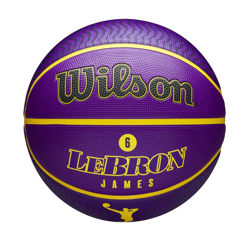[TS071] Wilson Team Sports | Basketball | NBA Basketball NBA Player Icon Lebron Outdoor Basketball Size 7 TS071