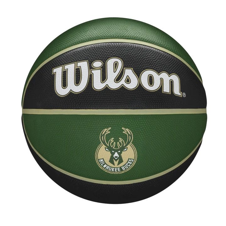 [TS057] Wilson Team Sports | Basketball | NBA Basketball NBA Team Tribute Basketball Mil Bucks TS057