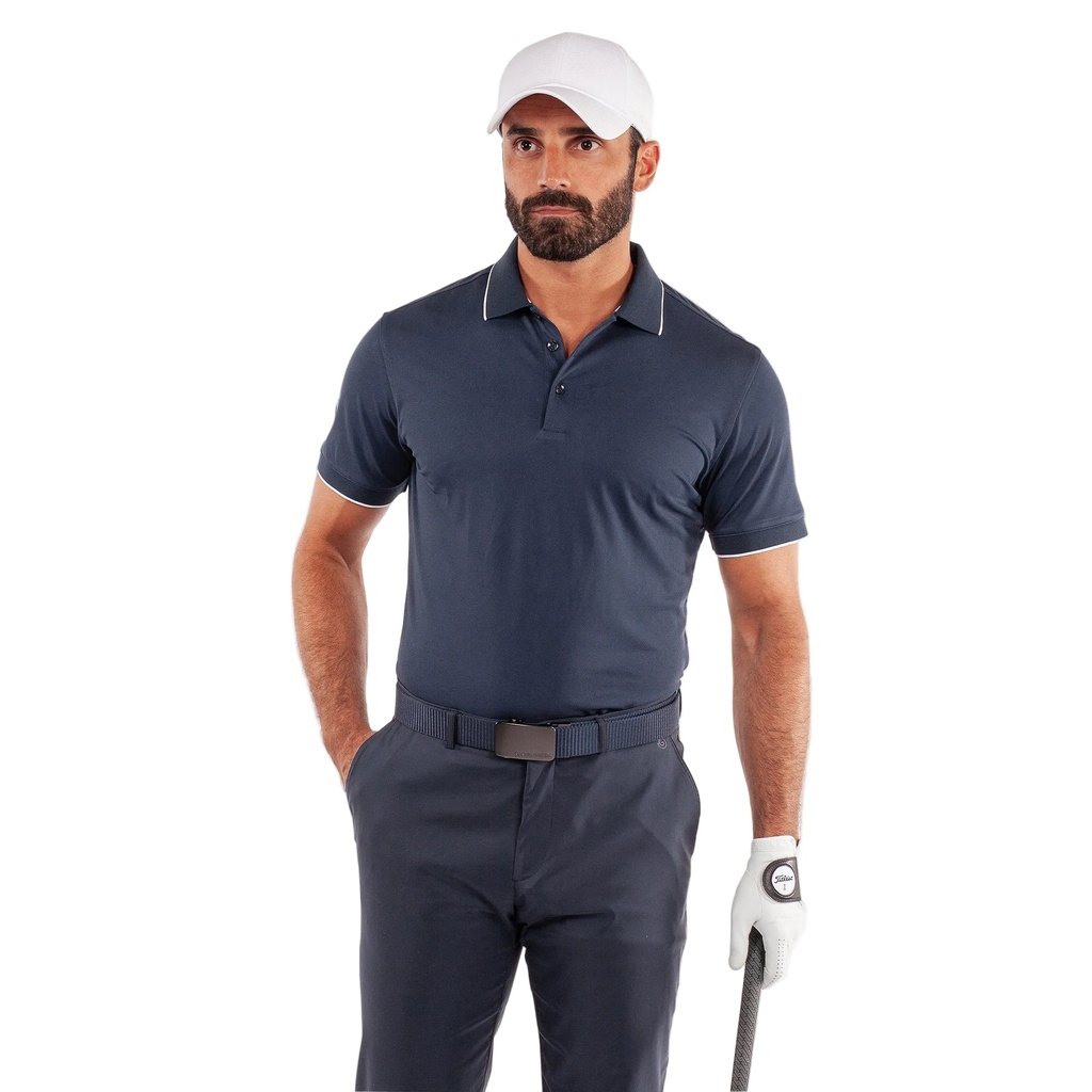 [D01001309405-M] Galvin Green Men`s Golf Shirt | Marty | Navy (M)