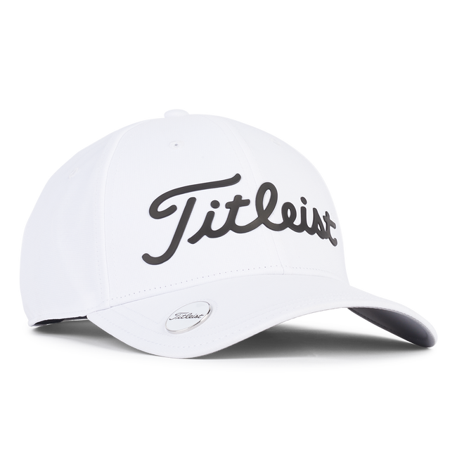 [TH22APPBME-10] Titleist Men's Golf Cap | Players Performance Ball Marker (White/Black)