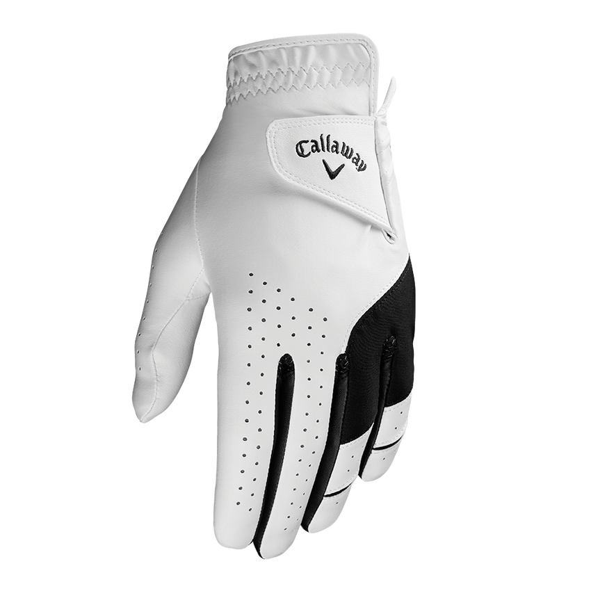 [1400011-02] Callaway Men's Golf Glove | Weather Spann (White, M)