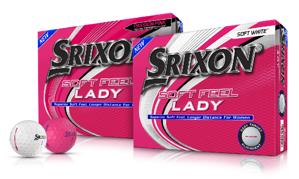[10299500] Srixon Golf Balls | Soft Feel Lady (White - Sleeve)