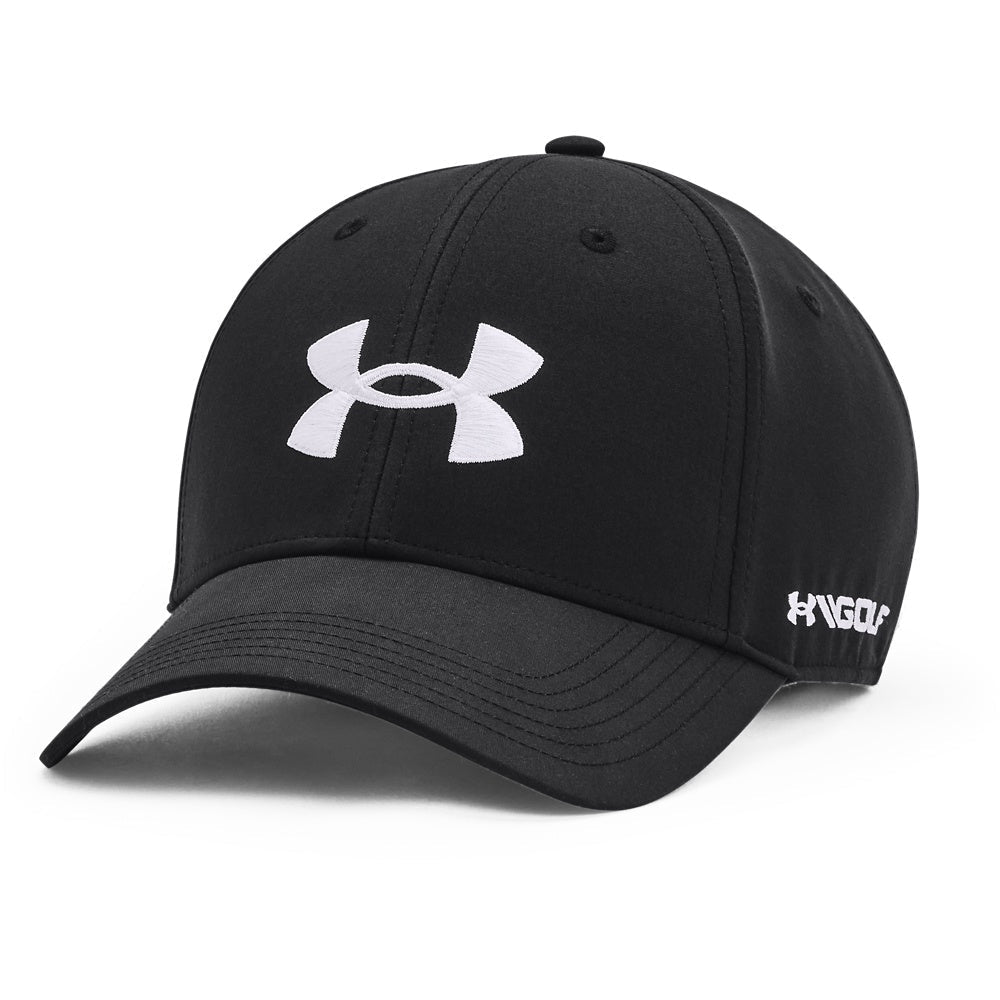 [1361547-001-OSFM1] Under Armour Men's Golf Cap | Golf96 (Black/White)