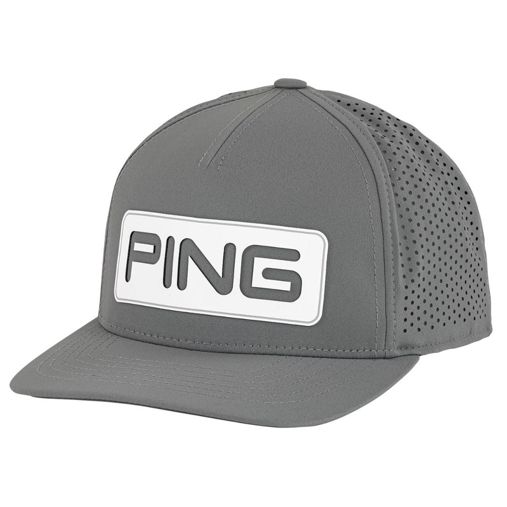 Ping Golf Cap | Tour Vented Delta | Grey-White