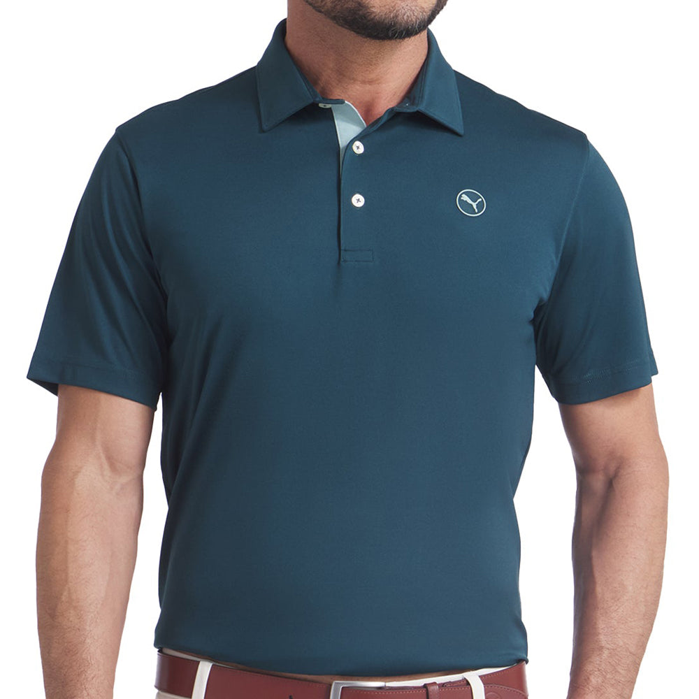 Puma Men's Golf Shirt | Pure 2.0 Polo LC | Green Terrain