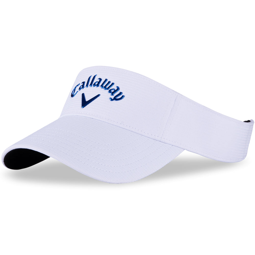 Callaway Women`s Golf Visor | Liquid Metal 24 | White/Deep Cobalt