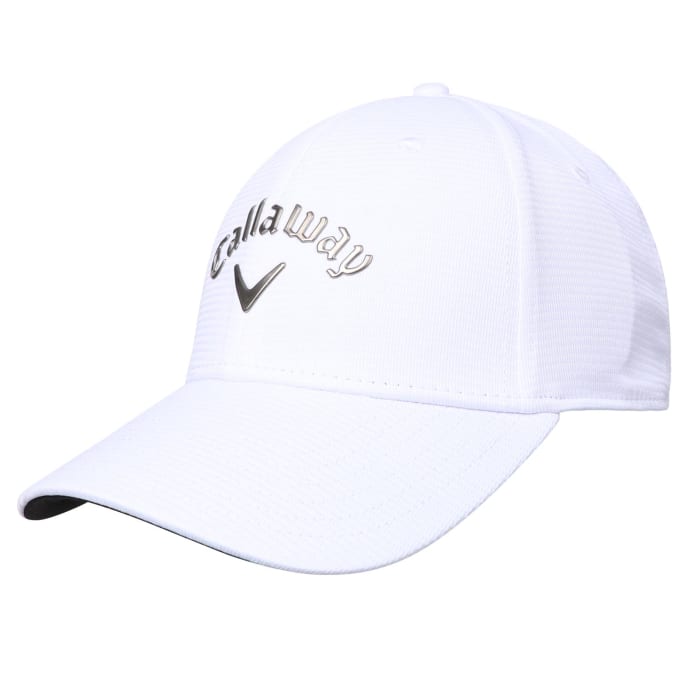 Callaway Women`s Golf Cap | Liquid Metal 24 | White/Gun