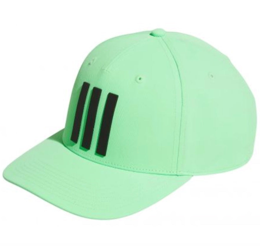 Adidas Golf Cap | 3 Stripe Tour | Lime Burst