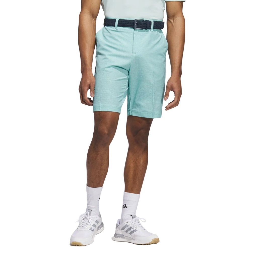 [JN303434] Adidas Men's Golf Shorts | Ultimate365 Textured 9-inch | Semi Flash Aqua / Mint Ton (34)