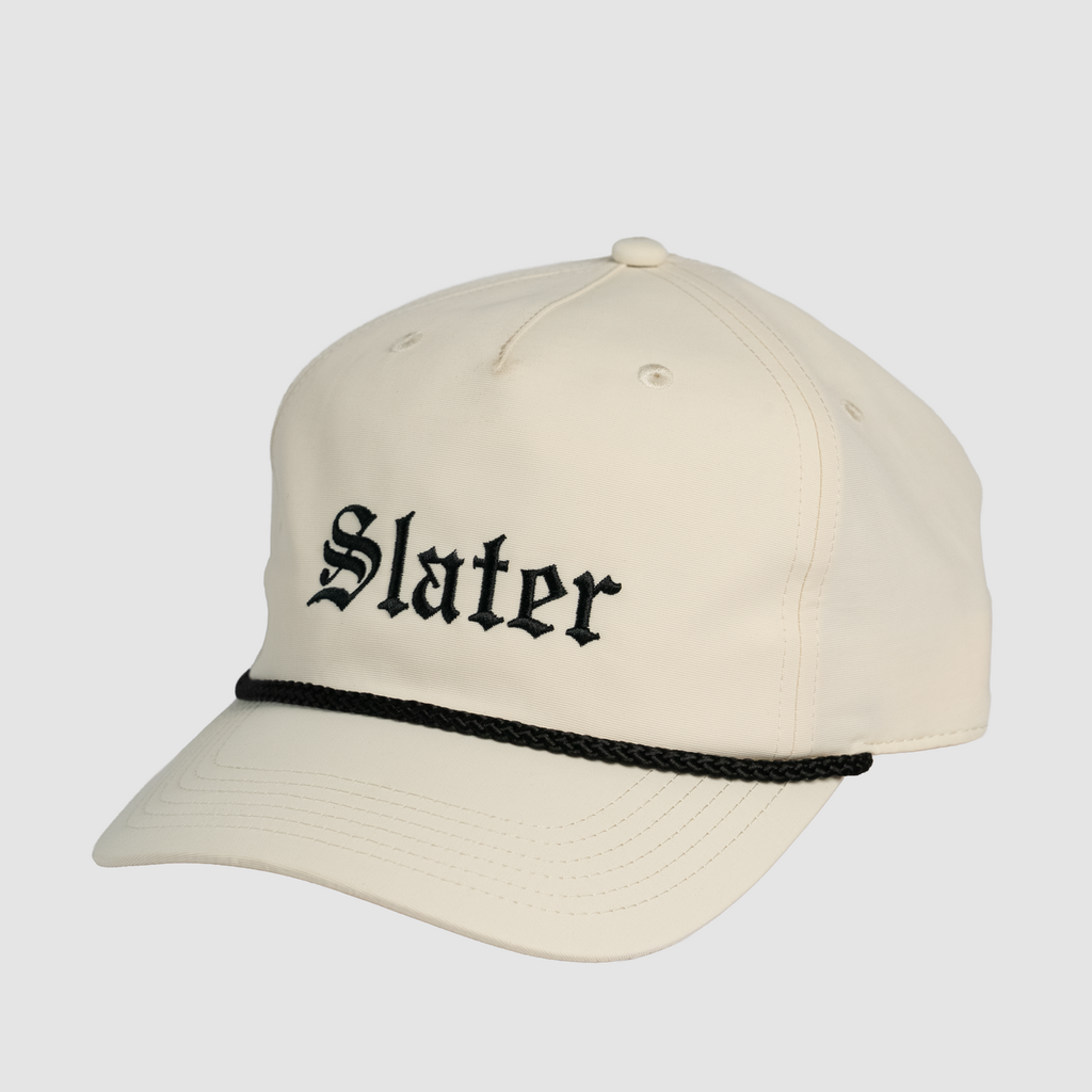 Slater Golf | Performance Rope Cap | Straight Outta RSA | Cream