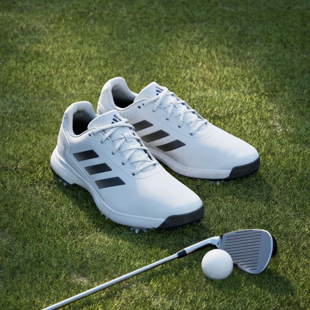 [IH22507] Adidas Men's Golf Shoes | Traxion Response | White/Black/Silver (UK7)
