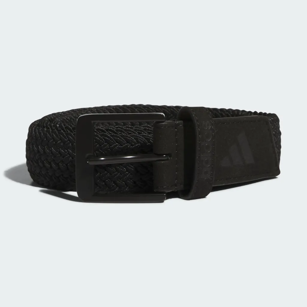 Adidas Men's Golf Belt | Performance Braided Stretch | Black