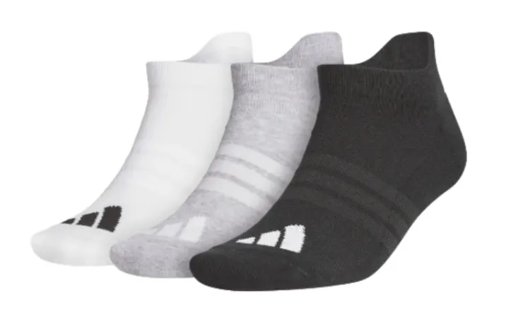 Adidas Socks | Ankle | 3 Pack | White/Grey/Black
