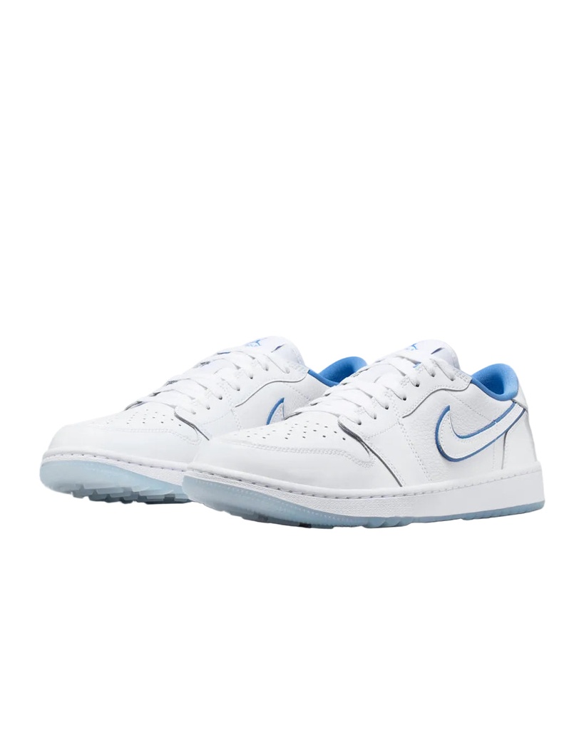 [DD9315118-7] Nike Men's Golf Shoes | Air Jordan | White/Legend Blue (UK7)