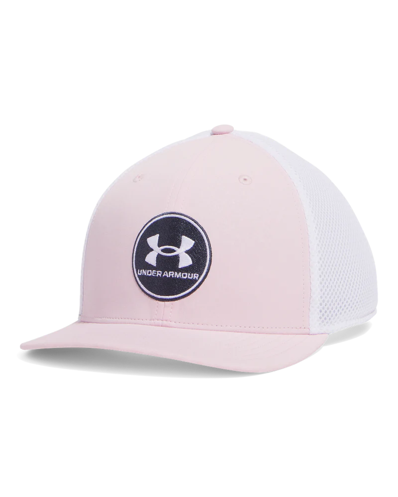 [1389887-647-L/XL] Under Armour Men`s Cap | Chill Drive Low Stretch Fit | Prime Pink (L/XL)