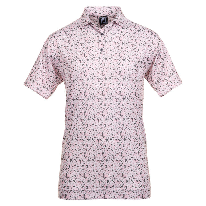 [81570S] Footjoy Men's Golf Shirt | Primrose Lisle | Pink (S)