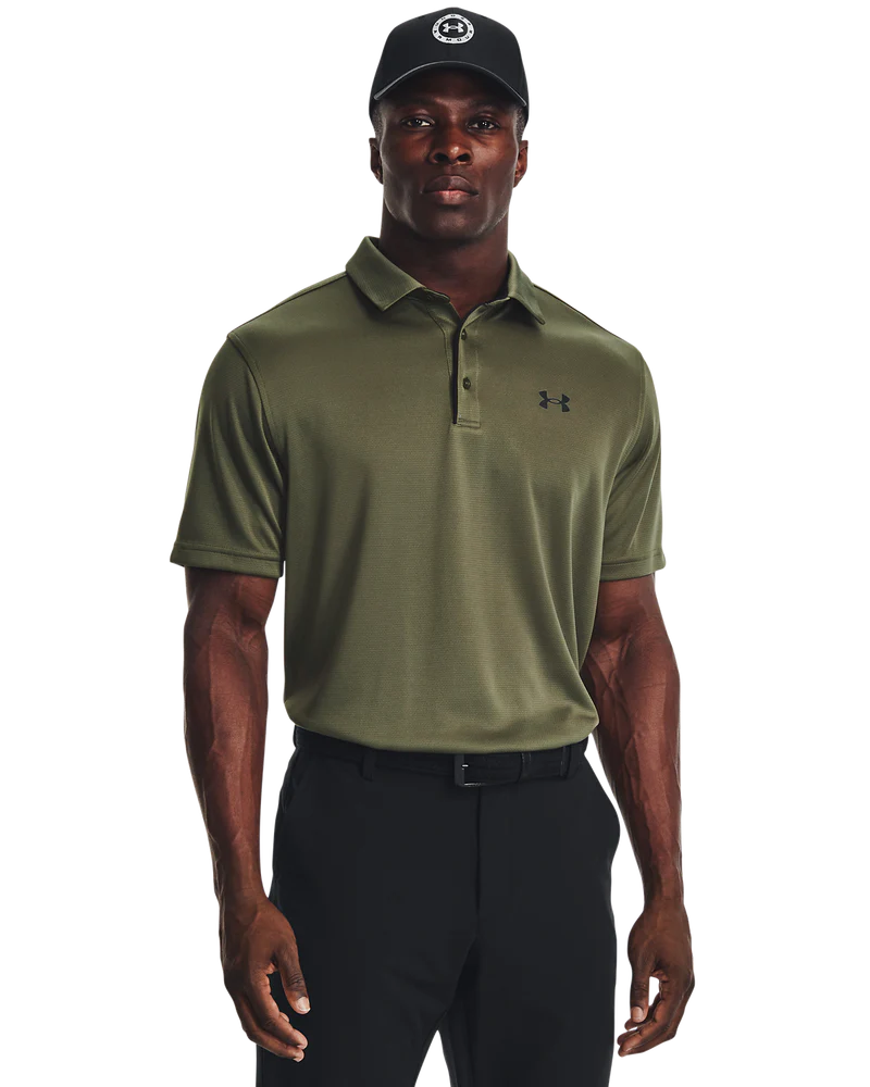 [1290140-390-MD] Under Armour Men's Golf Shirt | Tech Polo | Marine OD Green (M)