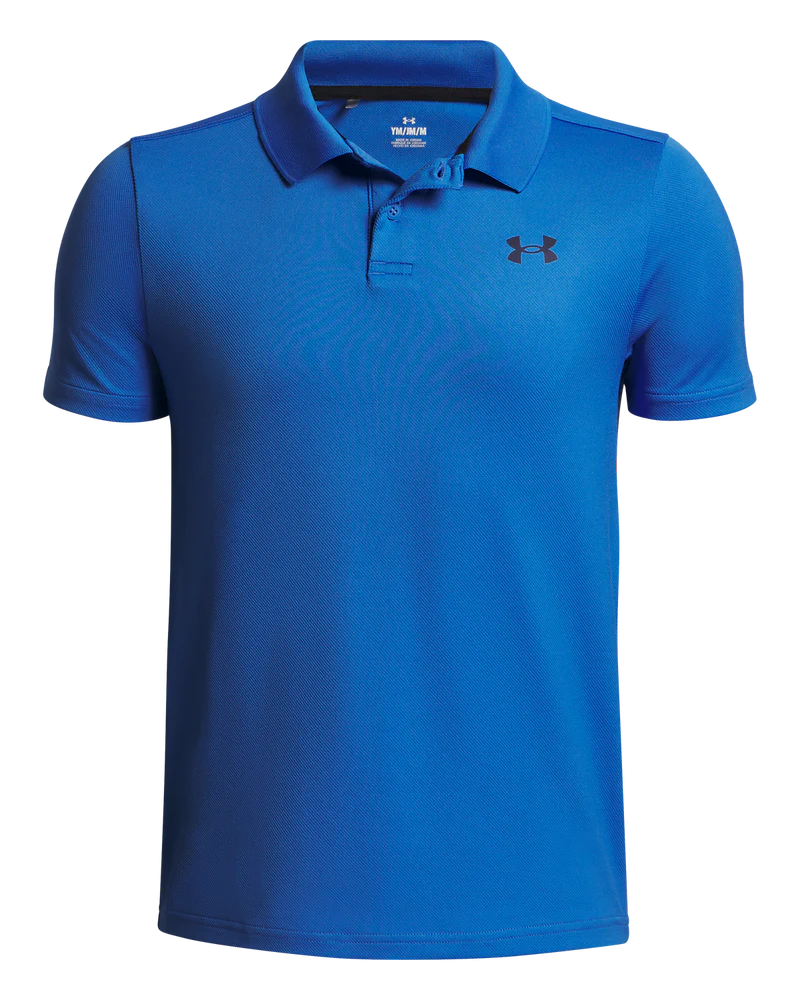 Under Armour Junior Golf Shirt | Matchplay Polo | Blue Atlantis