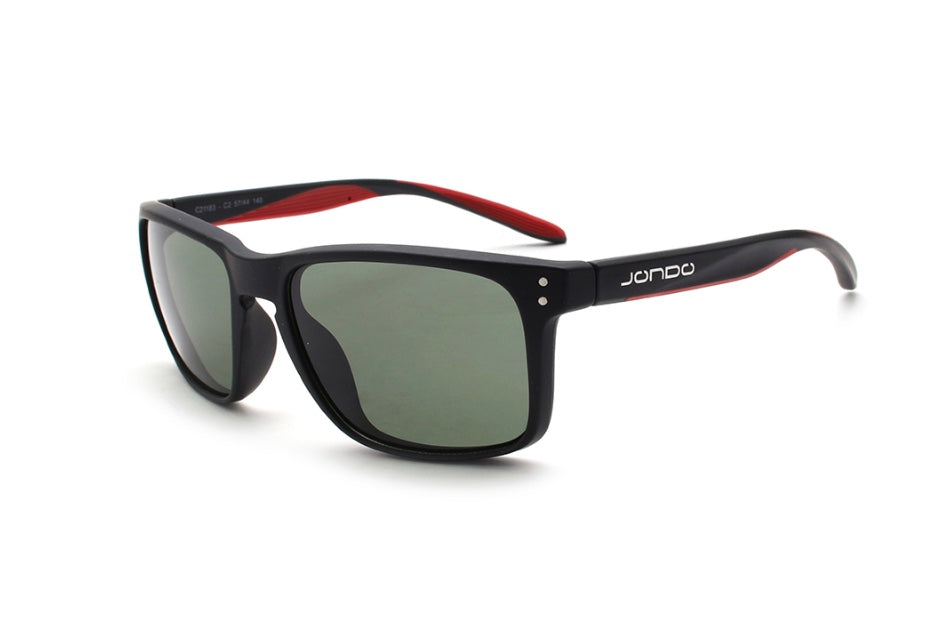 [JONDO-06] Jondo Sunglasses | Dormie Slim | Krisp-Extreme | Matt Black/Red