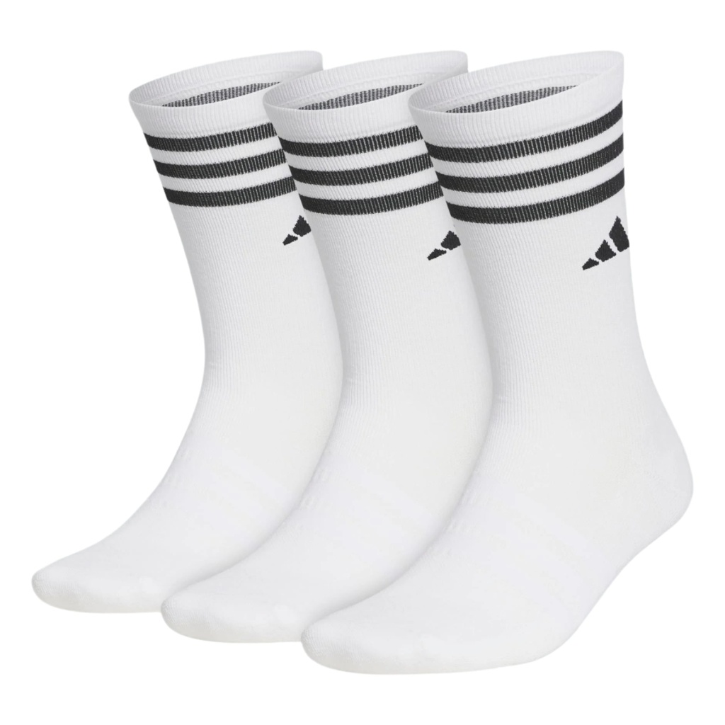 [HS6061] Adidas Mens Socks | Crew 3 Pack