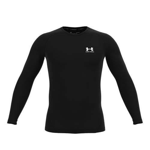 [1361524001S] Under Armour Men's Golf Jersey | Long Sleeve (Black, S)