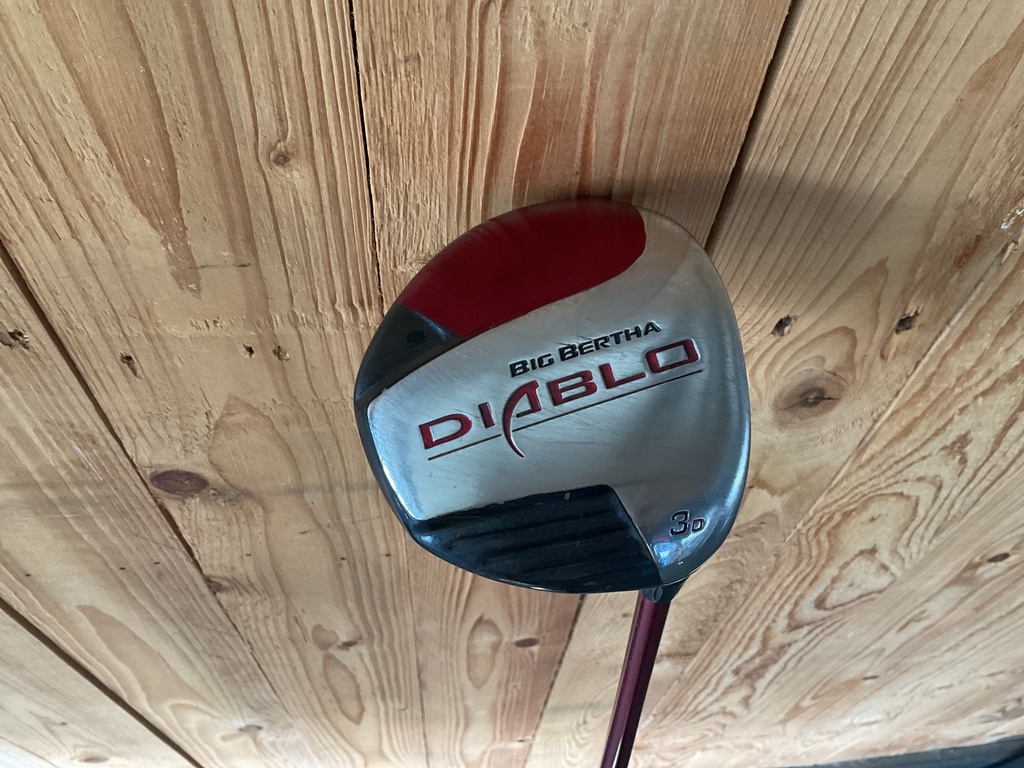 [SEC1632-TI-00154] PRELOVED CALLAWAY GOLF CLUBS | FAIRWAY WOODS | BIG BERTHA DIABLO #3 WOOD RH
