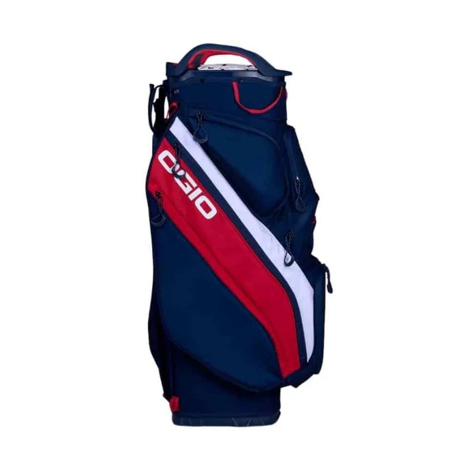 [7000365G-28] Ogio Silencer Cart Bag | Red-White-Blue