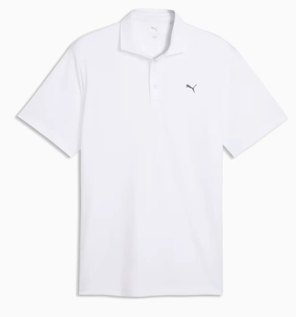 Puma Mens Golf Shirts | Polo Pure 3.0 LC | White Glow
