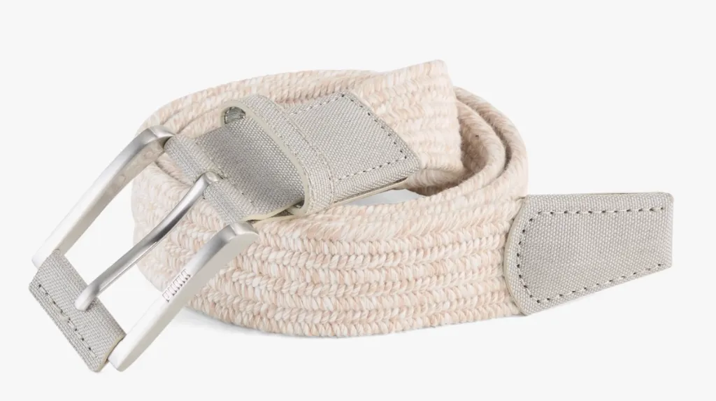 Puma Mens Golf Belt | Stretch Weave | Birch Heather