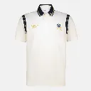 Reebok Mens Golf Shirts | Polo Crushers | Varsity | Chalk -Gold-Navy