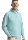 Footjoy Mens Golf Pullover | EU Ottoman | Stripe Chill-Out | Blue Reef