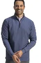 Footjoy Mens Golf Pullover | EU Ottoman | Stripe Chill-Out | Black-Violet