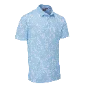 Ping Men`s Golf Shirts | Orlando Polo | Baltic Sea/White