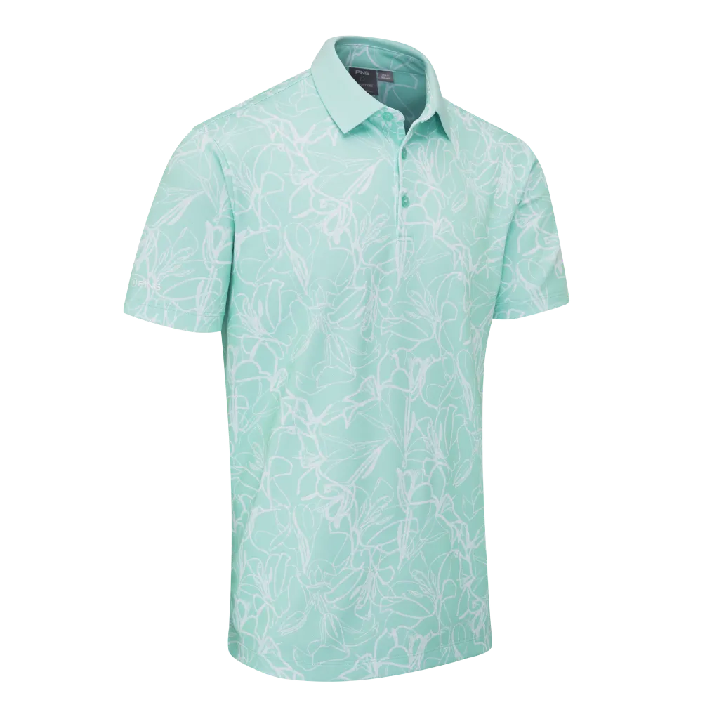 Ping Men`s Golf Shirts | Orlando Polo | Green Bay/White