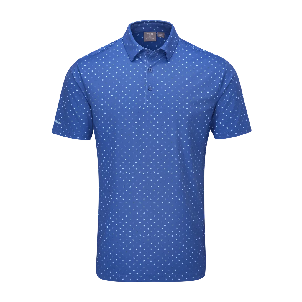 Ping Men`s Golf Shirts | Ephron Polo | Bright Cobalt Multi