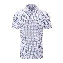Ping Men`s Golf Shirts | Ephron Polo | White/Pink Haze Multi