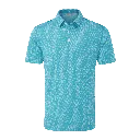 Ping Men`s Golf Shirts | Rafe Polo | Turquoise