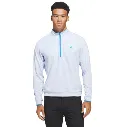 Adidas Mens Golf Jacket | Core Lightweight | Quarter Zip | Baby Blue